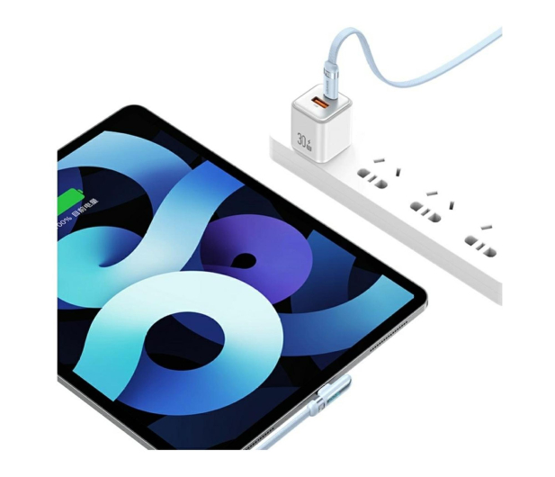 USAMS Kabel PD 100W USB-C/USB-C 1,2m fioletowy - 1569130 - zdjęcie 4